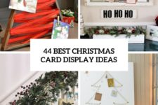 44 best christmas card display ideas cover