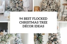 94 best flocked christmas tree decor ideas cover