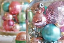 08 shiny pastel ornament display is vintage classics