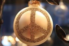 09 a pastel ornament with a glitter peace sign can be made by yourself