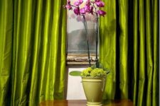 10 greenery silk curtains will catch everybody’s eye