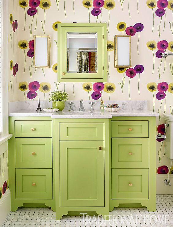 greenery bathroom cabinets and frames