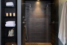 basement shower design