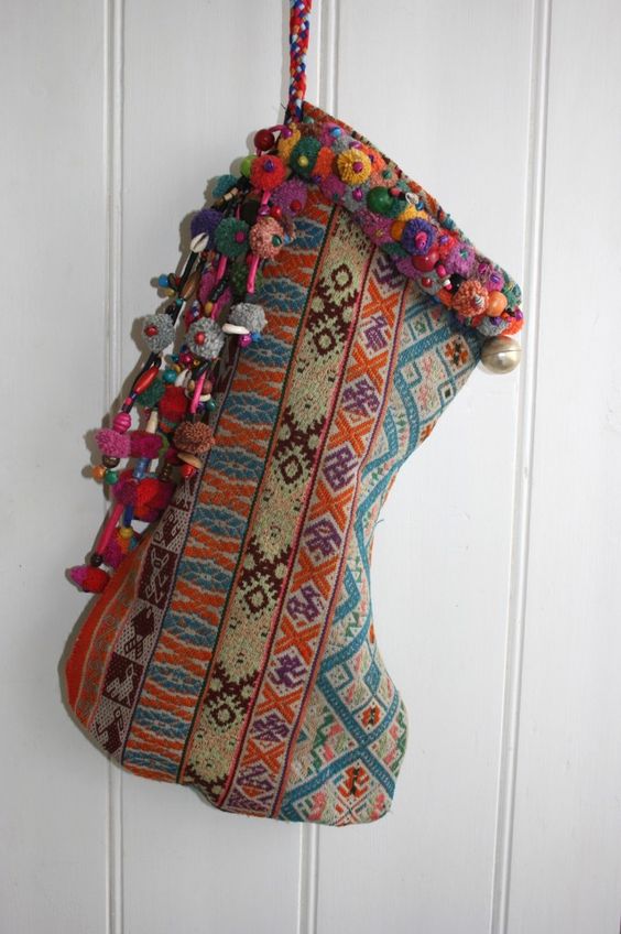 gypsy stocking from vintage textiles