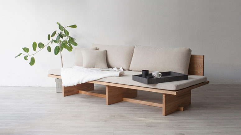 Blank Daybed Inspired By Traditional Korean Furniture
