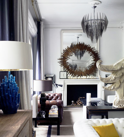 This breathtaking apartment belongs to a Spanish artist and designer and was decorated by himself