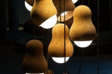 02 a combo of adorable pendant cork lamps will catch an eye in any room
