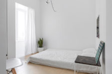 05 Bedrooms’ existing small sizes are visually expanded with the use of light colors and few furnitures