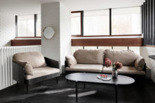 05 This sofa and chair were inspired by the tailor shop memories of the designer