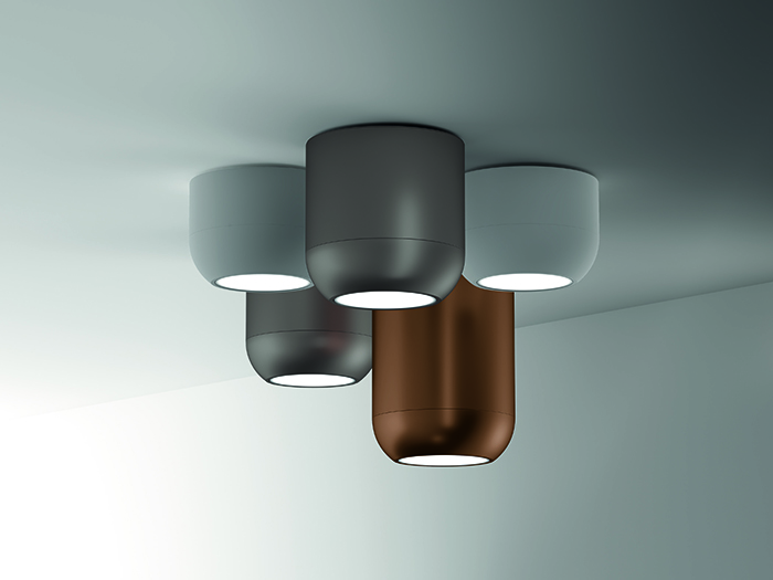 Urban lamps are attached to the ceiling, which is essential for spaces with low ceilings