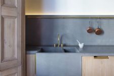 06 concrete sink and countertops that echo with each other