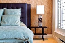 07 accent cork wall looks attractive as a wooden one but is more affordable