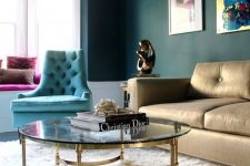 14 gold metallic coffee table add a glam touch to the decor