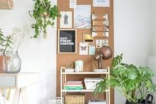 16 make a cork pinboard for your home office