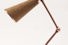 21 marble, cork and copper is a great and trendy combo, and the lamp looks stunning