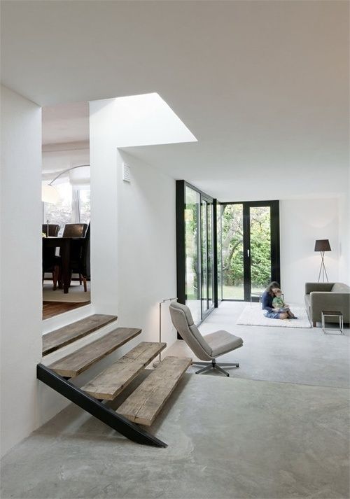 cover entryway floors with concrete as it's very long-lasting