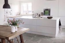 30 concrete tiles are a durable and cool option for any modern kitchen