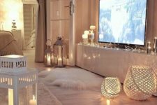 32 lots of candle lanterns and candle holders will make your interior cozier