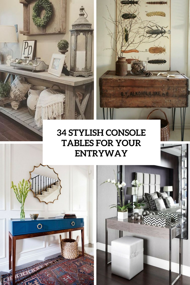 stylish console tales for your entryway