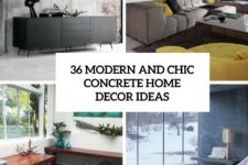 36 modern and chic concrete home decor ideas cover