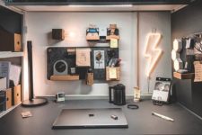a dorm desktop could also be peronalized in a way to become a small man cave