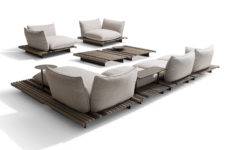 01 Aspara is a modular seating system that can adapt to various needs and requirements changing according to your wish