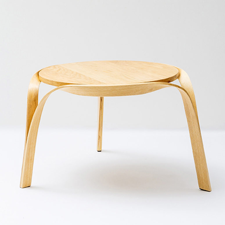 The table looks great with bent legs and a cool sleek top