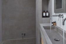 concrete bathroom design
