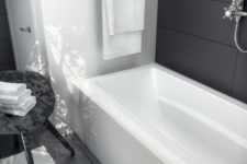 03 both tubs are manufactured with four adjustable feet to make leveling simpler and with different capacity