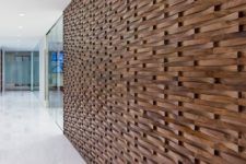 04 dimensional wood wall coverings with any patterns will add a luxury feel to the space