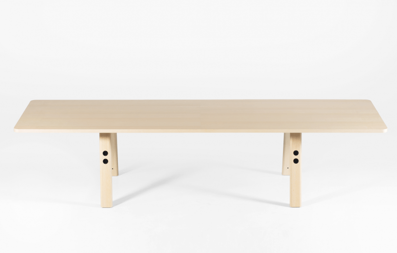 The Commune table is designed for offices and collective working environments