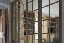 06 French doors from reclaimed wood for a rustic space