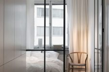 14 modern ceiling to floor metal frame glass doors