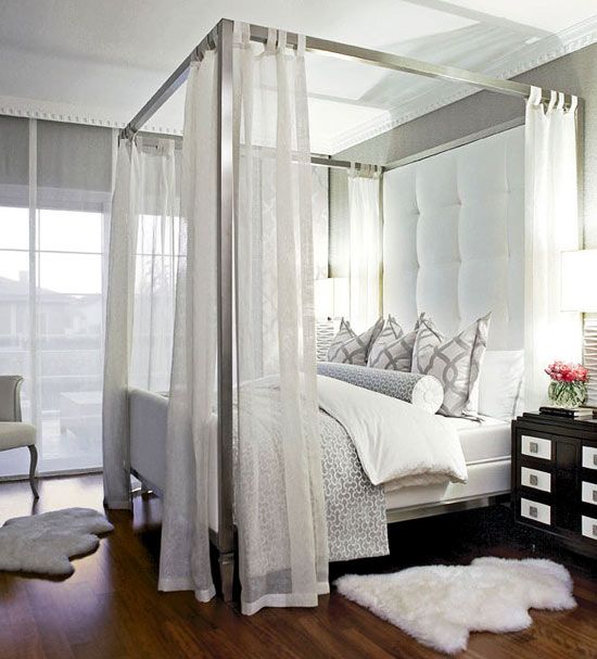if you want some privacy, you can always hang some curtains to the canopy frame
