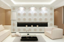 22 dimensional and colorful perforated wall coverings to accentuate the space