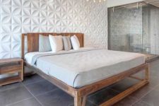 24 chrysalis wall panels for a cool sculptural headboard wall in your bedroom