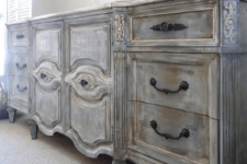 29 whitewashed shabby chic dresser will accommodate everything you want due to its size