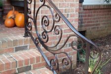 30 cool wrought iron railing piece with a pattern