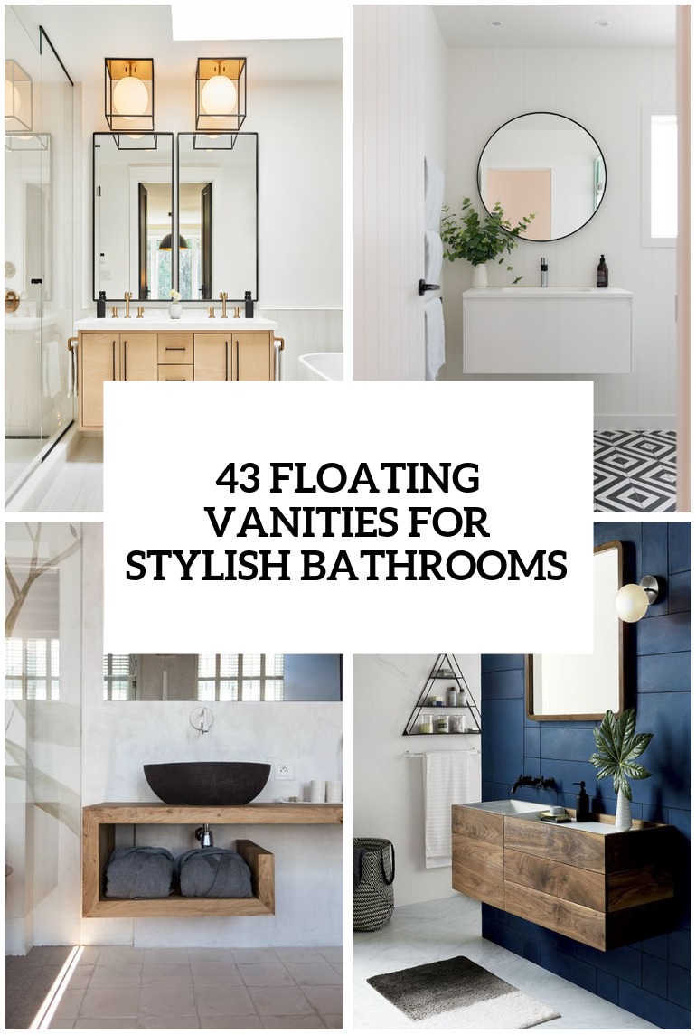 floating vanities for stylish modern bathrooms
