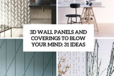 3D wall panels and coverings to blow your mind 31 ideas cover