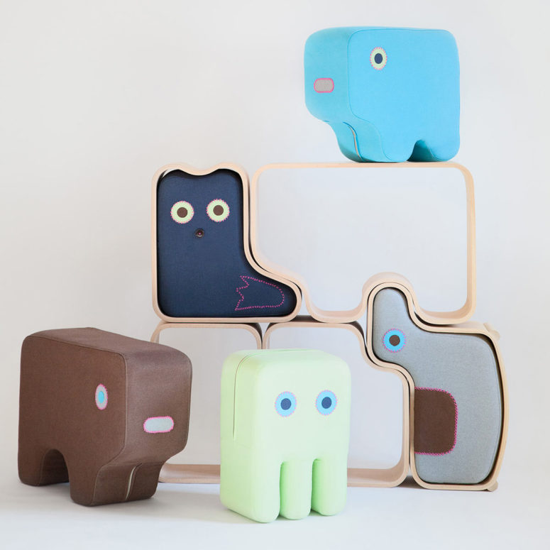 Multifunctional Animal-Shaped Furniture To Play With