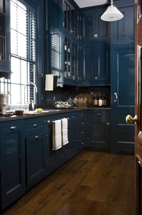 traditional teal kitchen cabinets look masculine