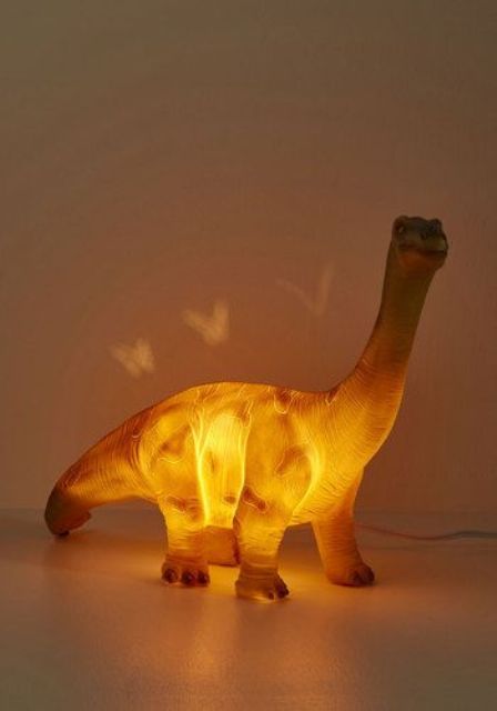 glowing dinosaur lamp will amaze your children for sure