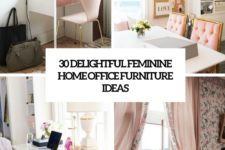 30 delightful feminine home office furniture ideas cover