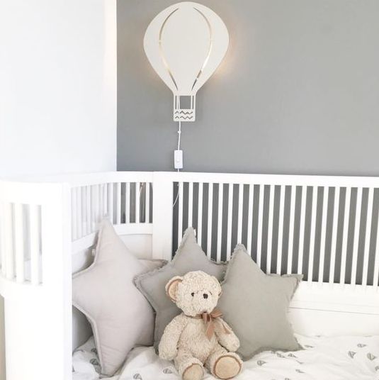 lovely hot air balloon wall lamp is great for a nursery
