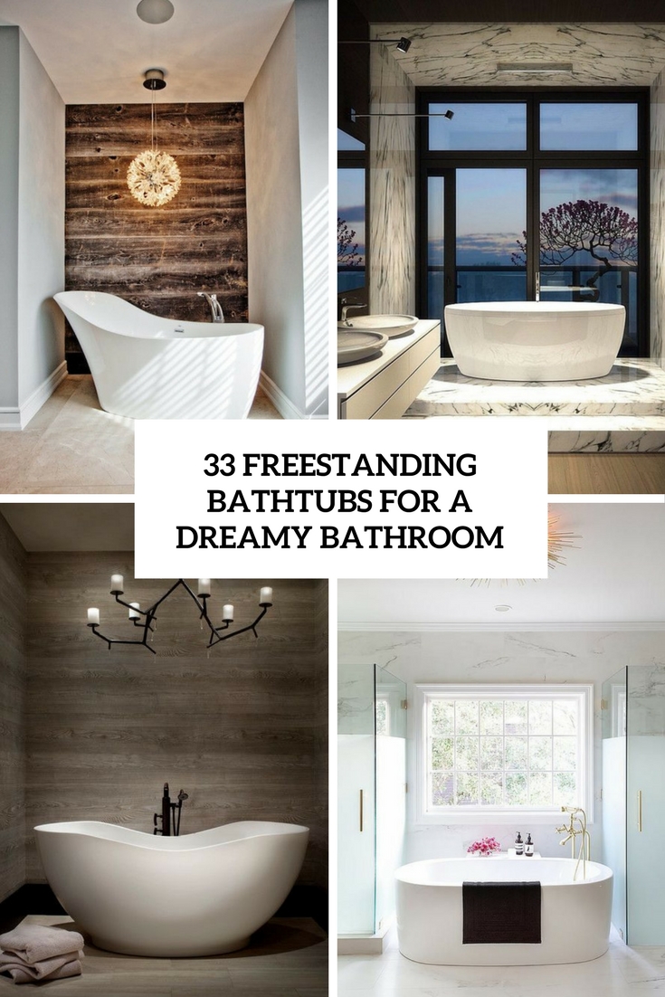 feestanding bathtubs for a dreamy bathroom
