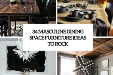 34 masculine dining space furniture ideas to rock cover