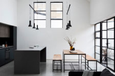 01 A young architect turned an old schoolhouse into a cool minimalist and industrial house for himself