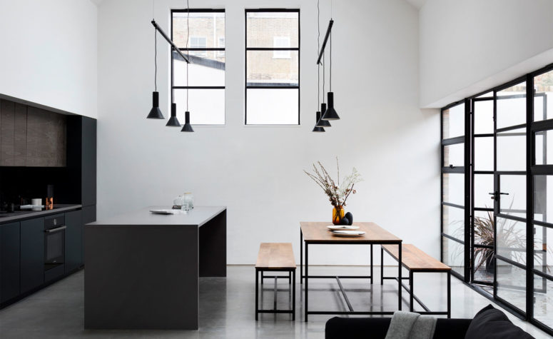 A Schoolhouse Turned Into A Minimalist And Industrial Home