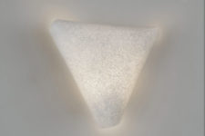 01 Ballet wall lamp is made of a unique material that creates fluid shapes and soft light for a magical yet peaceful ambience